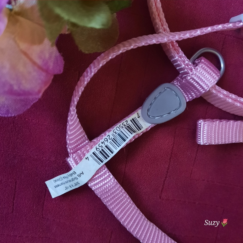 ๐ Pink Adjustable Cat ๐โโฌ Harness - Picture 3 of 5